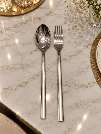 سرویس قاشق و چنگال ۲۴ نفره ۱۲۰ پارچه یونیک کد ۵۰۹ مات